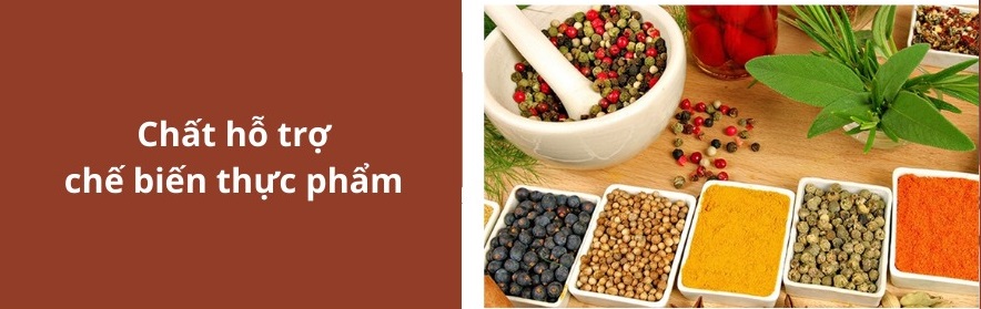 Đặc điểm của chất hỗ trợ chế biến thực phẩm 